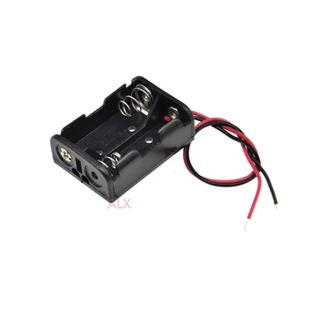 5VNT 2x 12V23A 12V 23A baterijų laikiklį su viela švino Akumuliatorius atveju Storage Box 
