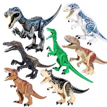 Juros Periodo Blokai Pasaulyje Dinozaurų Duomenys Plytų Baryonyx Tyrannosaurus Rex Indominus Rex I-Rex Surinkti Žaislai Vaikams 46015