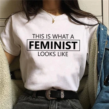 2020 Feminists Marškinėliai Moterims Feminizmas GRL PWR Ullzang Harajuku T-shirt Mergina Galia 90s Grafinis Marškinėlius Grunge Estetikos Viršūnių Tees 4735