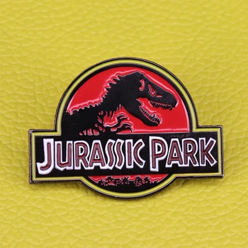Juros periodo Parkas Minkštas Emalio Pin dinozaurų ženklelis nashae Filmą Gimtadienio Mergaitė 