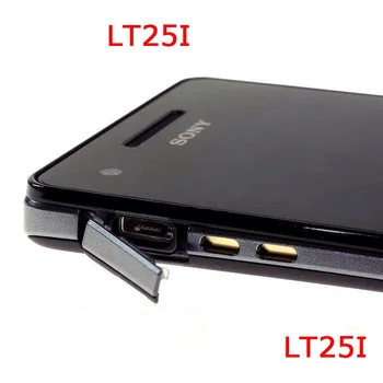 Originalus USB Įkrovimo lizdas Dulkių Kištuko + Micro SD & Sim kortelės Lizdas Uosto Lizdo Dangtelį Sony Xperia V LT25i lt25 Dulkių, atsparus Vandeniui 479