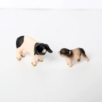 Imituojamas Ūkyje Naminių Gyvulių Kiaulių Paršavedžių Šeimos nustatyti Modelis statulėlės namų dekoro Veiksmų Skaičiai Mielas Švietimo Amatų Žaislai