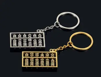 1pcs Kinijos Apskaitos Įrankis Abacus Key Chain senovės kinų klasikinio stiliaus vaikams žaislas 48862