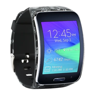 Samsung Galaxy Pavarų S R750/ĮRANKIŲ MR-750 Pakeitimo Juosta SmartBracelet TPU Minkštas Smartwatch Juosta Stiliaus su Metalo Sagtis