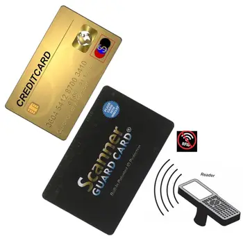 Nešiojamų Kredito Kortelių apsaugos RDA Blokavimo NFC Signalus Shield saugoma Paso Atveju Piniginės 52254
