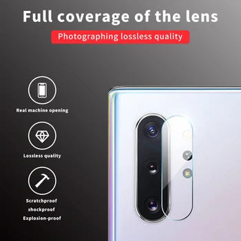 9D Galiniai Ultra Plonas Fotoaparatas Objektyvo Apsauginės Plėvelės Samsung Galaxy Note, 10 ir 9 8 J4 J6 Plius J7 J8 2018 J7 Premjero 10 Pastaba Pro