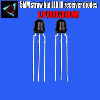 10VNT 5mm 4.8 MM šiaudų skrybėlę LF0038M 940nm, 850NM Led infraraudonųjų SPINDULIŲ imtuvas diodai