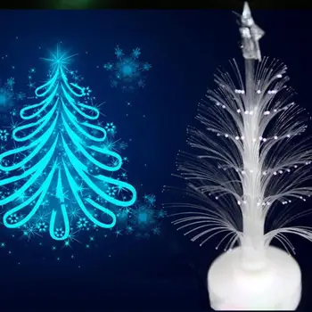 25# Kalėdų Kalėdų Medžio Spalva Keičiasi LED Šviesos Lempa Namų Puošybai Naujųjų Metų Namų stalo dekoro Kalėdų Vakarėlį Stalo Apdailos