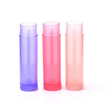 5VNT Lūpų Balzamas tuščias butelis vamzdis 5 ml lipbalm plastikiniai vamzdžiai vamzdžiai Spalvinga mados Lūpų Kosmetikos Konteineriai Losjonas 54967