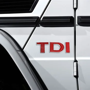 TDI Ženklelis Emblema Lipdukai, Decal Logotipą, Volkswagen VW Polo Golf Jetta Passat b5 b6 GTI Touran Bora Automobilių optikos automobilių reikmenys 5531