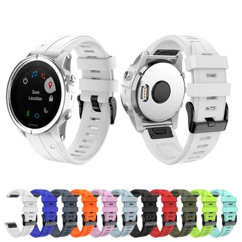 20MM QuickFit Watchband Dirželis Garmin Fenix 5S 6S Pro Easyfit Silikono Riešo Dirželis, Garmin Fenix 5S Pijus