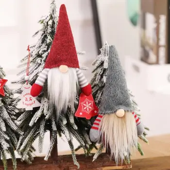 Mielas Kalėdų Bžūp Beveidis Lėlės Mažai Statulėlės Ornamentas, Papuošimas Šiaurės Gnome Žemės Dievo Vyras Lėlės Kambario Apdaila