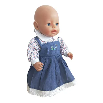 Nauja Suknelė Dėvėti 43cm Zapf Baby Doll, 17 Colių Atgimsta Kūdikių Lėlės Drabužiai 5758