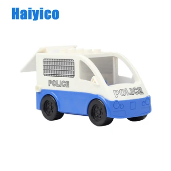 Transporto priemonės didelis blokai sunkvežimių reikmenys suderinama Duplos automobilio modelio Greitosios pagalbos Buldozeris švietimo Žaislai vaikams Dovanų 62270