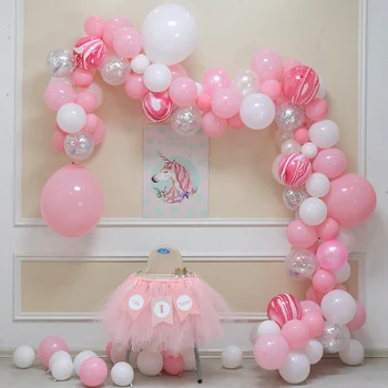 1pcs Plastiko balionas grandinės 5 m skaidrios PVC gumos vestuvių balionas fiksuotojo esminės priemonės, helio balionų dekoracija