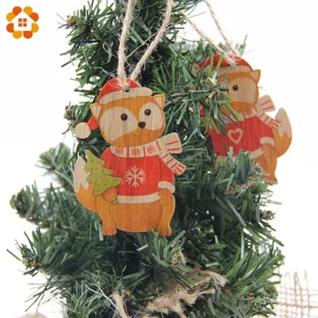 3PCS Mielas Voverė&Angel Medinis Pakabas, Papuošalai Kalėdų Medžio Amatų Vaikų Žaislai 