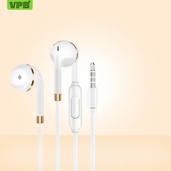 VPB V5 Ausinės Super Bass Mikrofonas ausies 3.5 mm, iphone 6 6s xiaomi Mobilaus telefono