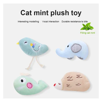 Mini Katės Žaislai, Interaktyvus Lėlių Pliušiniai Žaislai Didmeninė Pliušinis Juokingas Naminių Žaislų, Dantų Šlifavimo Katžolių Žaislai Naminių Reikmenys 70100