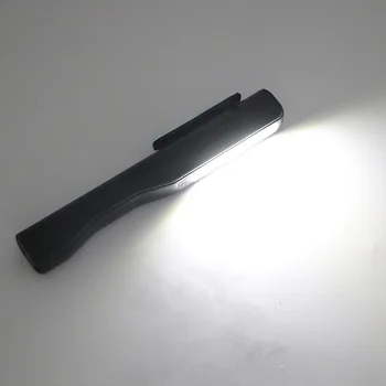 Karšto Pardavimo Mini Pen COB LED Žibintuvėlis Daugiafunkcis led Žibintuvėlis šviesos Magnetinis Darbo Tikrinimo Lempą Kišenėje Lemputė 2-Mode AAA 723