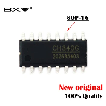5VNT CH340G SOP16 CH340 SOP-16 340G SVP SMD naujas ir originalus IC Chipset bxv 7243
