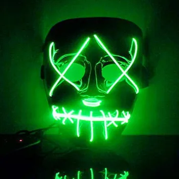 Helovinas Kaukės LED Šviesos Iki Juokingas Kaukes Prapūtimo Rinkimų Metais Didžiosios Festivalis Cosplay Kostiumų Tiekimą Šalies Kaukė 7324