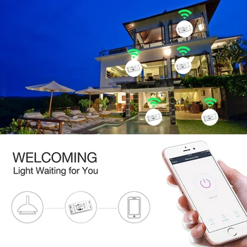 Wifi Smart Šviesos App Jungiklis Universalus Jungiklis, Nuotolinio Valdymo pultu Smart home tuya Programėlė balsas kontrolės laikmačio jungiklis 7365