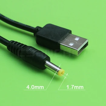 Maitinimo Kabelis USB 2.0 DC 4.0 mm x 1,7 mm 1.0 M, 1A Paramos 5V arba 12V Įkroviklis Jungties Kabelis leadstar D9 D7 Stalo lempa MP4