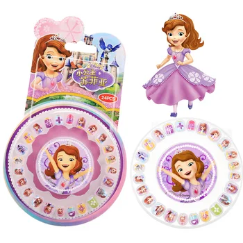 Disney Princesė Užšaldyti Elsa Ir Anna Sophia Makiažas Žaislas Nagų Lipdukai Undinė Mickey Minnie Lipdukas Žaislai Vaikams Mergina Dovana 7729