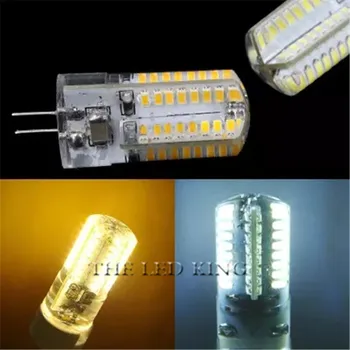 SonQin 1pcs Mini G4 LED 3W 5W 9W 12W 15W 21W AC/DC12V AC220V SMD 2835 3014 Lampada LED Lemputė nemokamas pristatymas