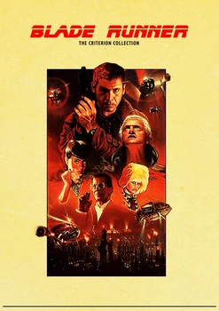 Naują Filmą Blade Runner 2049 Retro Plakato Spausdina Aukštos Kokybės Sienų Lipdukus Už Kambarį, Namų Dekoravimas, tapyba