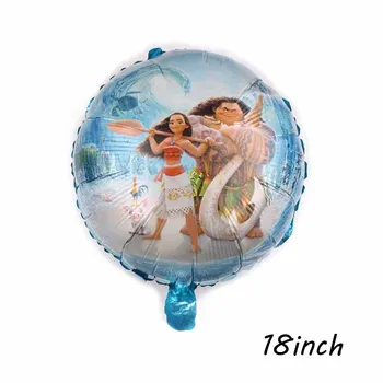 Moana balionai 1 set 32 colių mėlyna Skaičius balionas prekių Mielas Princesė moana temą gimtadienio apdailos vaikams, žaislai, dovanos 81