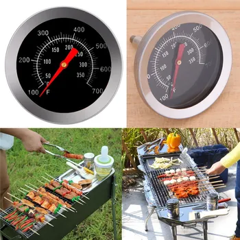 Reguliuojamas Atsistoti GRILIS Termometras Virtuvės Valgių Termometer Dial Orkaitės Termometras, Nerūdijančio Plieno Grilis, Maisto Mėsos Termometras