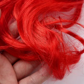 ChicTry Vaikų Mergaičių Princesė Raudona Plaukų Perukai su Starfish Plaukų Įrašą galvos Apdangalai Helovinas Anime Cosplay Kostiumų Undinė Priedai 84325