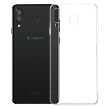 Ultra Plonas Minkšto Silikono TPU Case for Samsung Galaxy A8 Star A9Star Telefono Galinį Dangtelį Aišku, Skaidrus Gelis A9 A8Star 2018 Coque 8662