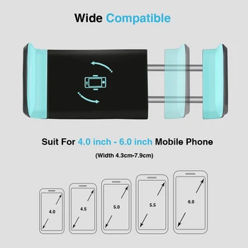KISSCASE Automobilinis Telefono Laikiklis priekinio, galinio Stiklo Kalno siurbtukas Telefono Automobilinis Laikiklis iPhone Samsung S8 S9 Mobilus Stendas 