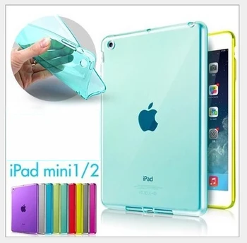 IPad mini3 mini2 mini1 TPU Minkštas Permatomas Padengti Odos Protector for Apple iPad Mini 1 2 3 Prabanga Tablet Krepšiai #C
