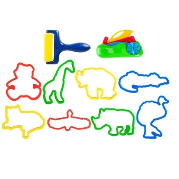 Švietimo Plastilino Pelėsiai, Gyvūnų Dinozauro Modeliavimo Molio Rinkinys Gleives Žaislai, Vaikų Plastiko Žaisti Tešlos Įrankių Rinkinį 