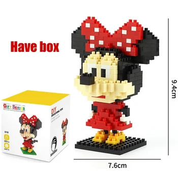 Disney plastiko mini blokai mickey Minnie ančiukas donaldas animacinių filmų 