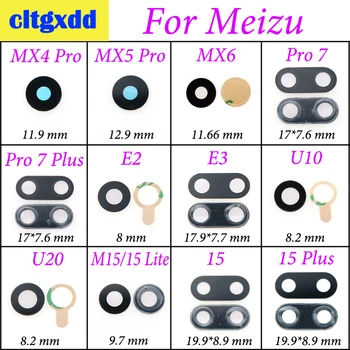 Cltgxdd Galiniai Atgal Kameros Stiklo Lęšis Meizu MX4 MX5 Pro MX6 Pro 7 7Plus E2 E3 U10 U20 M15 Lite 15 Plius X8 V8 Kameros Stiklo Lęšis 9492