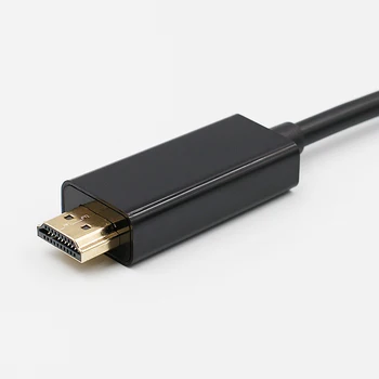 Naujas 1,8 M display port Displayport Male DP HDMI Male Kabelio Adapteris Keitiklis PC Nešiojamas HD Projektorius