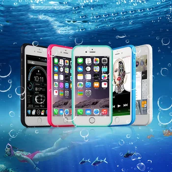 Atsparus vandeniui Telefono dėklas skirtas iPhone 11 pro Max X XR XS Max Plaukimas, Nardymas Vandens įrodymas Krepšys TPU Apima, 