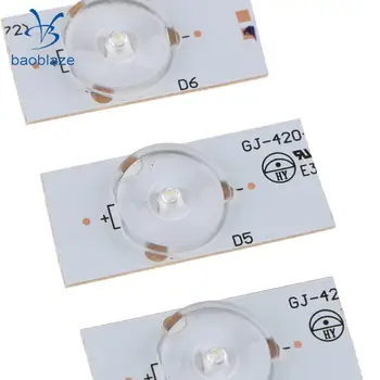 Dolity 20Pcs 6 V SMD Lemputė Karoliukai su Optinis Objektyvas Fliter už 32-65 colių LED TV Remontas