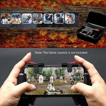 D9 Kairėn, Dešinėn Mobiliųjų Telefonų Žaidimų Sukelia Žaidimų Valdiklis Gamepad už PUBG Didelio Jautrumo Universalus Iphone