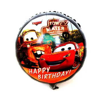 18 colių bolidą visuotinės mobilizacijos aliuminio plėvelę, balionas animacinių filmų automobilio ratas McQueen automobilių aliuminio folija balionas gimtadienio