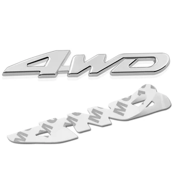 1pcs 2020 Naujas 3D Karšto Metalo Automobilių Metalas Chrome 