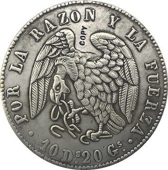 1839 Čilė 8 Reales MONETOS KOPIJA 39MM