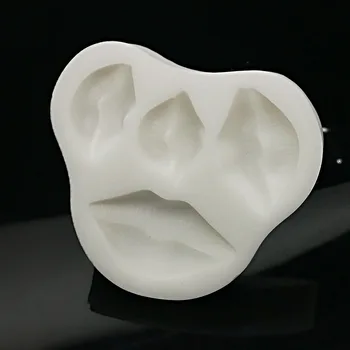 Bakeware Silikono Formų Minkštas 3D Lūpų Pelėsių Minkštas Tortas Dekoravimo Priemonės Silikono Šokolado Gumpaste Pelėsių Torto Įrankius, H907