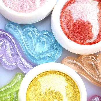 Saldainiai Rainbow Poveikis Pigmentų Džeris Dervos Spalvos Blizgučiai Spalvų Dažų Bling Bling Pigmento Spalva UV Derva, Dažiklis Prekes