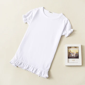 Vaikų Vasaros Drabužių Stiliaus Merginos Trumpas rankovės Baltos spalvos sportinius marškinėlius, Madingi Atsitiktinis Viršų Baby Girl Pagrindinis t-shirt Roupa Infantil