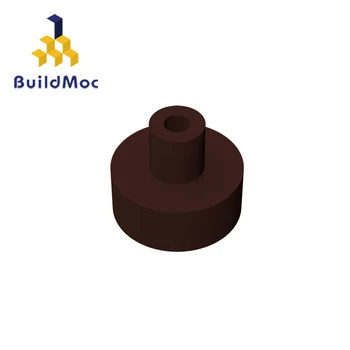 BuildMOC 20482 Plytelių Raundas 1 x 1 su Baru ir Pin Turėtojas, Statyba Blokai, Dalys 
